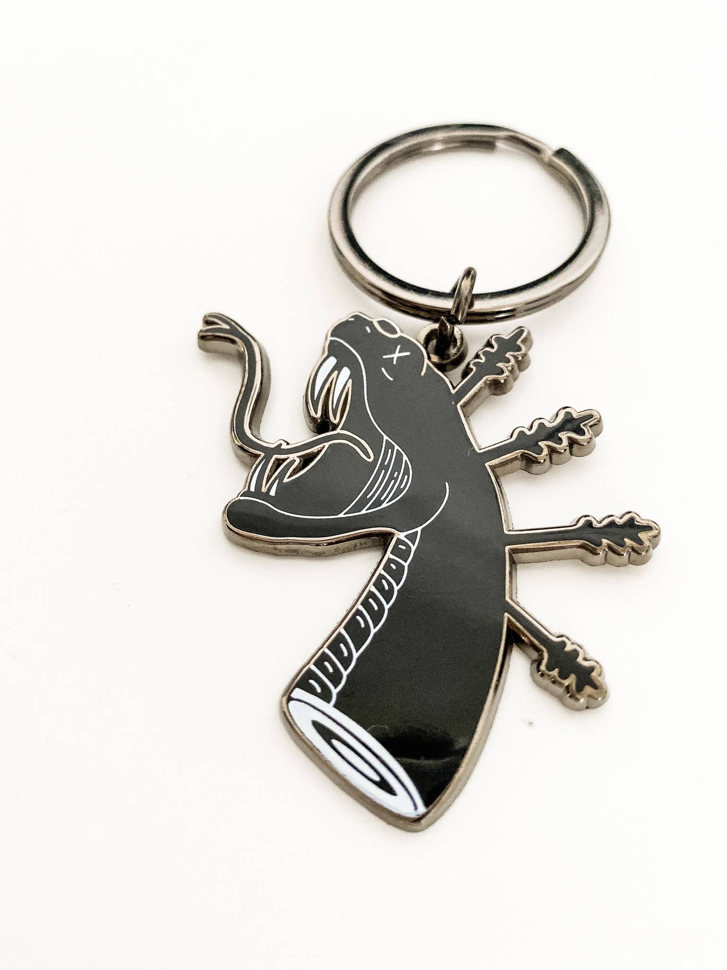 Snake Enamel Keychain