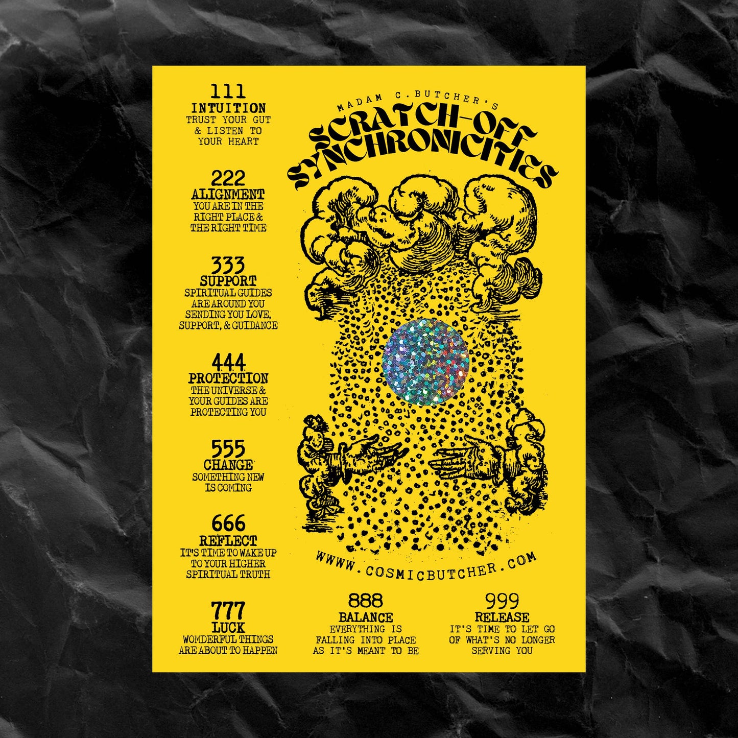 Scratch-Off Fortune Card (Intuitively Picked Design)