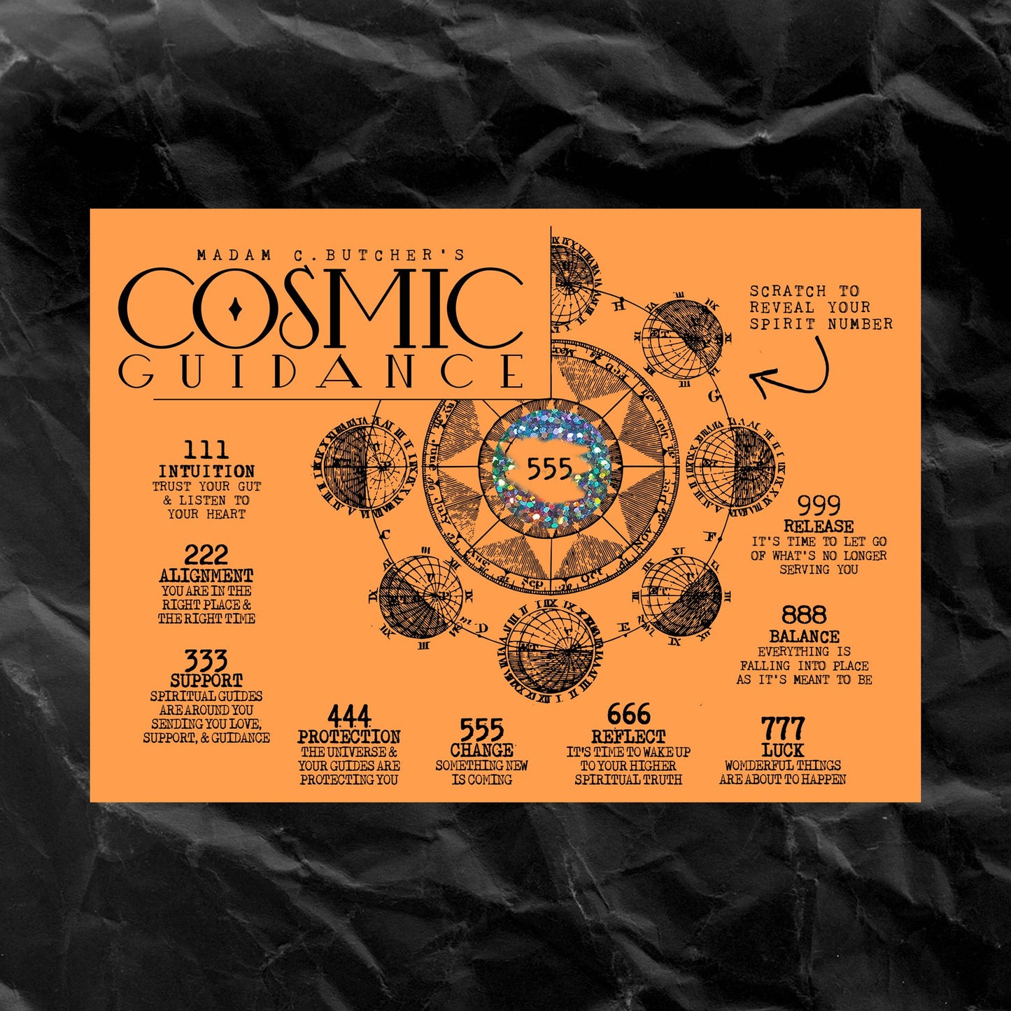 Scratch-Off Fortune Card (Intuitively Picked Design)
