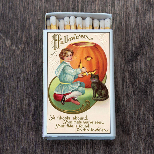 Halloween Black Cat Matchbox